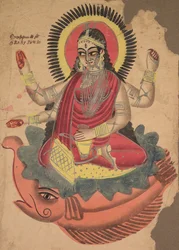 La déesse Ganga, 1800s