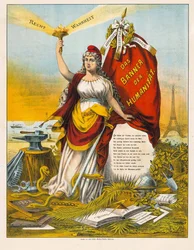La Déesse de la Liberté avec marteau et enclume