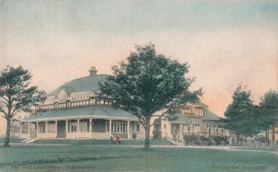 Le club de golf, Sunningdale, vers 1910