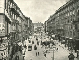 Le Graben, Vienne, Autriche, 1895