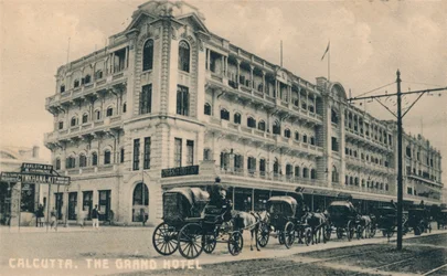 Le Grand Hôtel, Calcutta, vers 1920