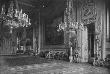 La grande salle de réception, château de Windsor, 1912