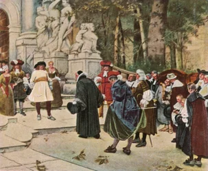 Le Grand Électeur reçoit des immigrants