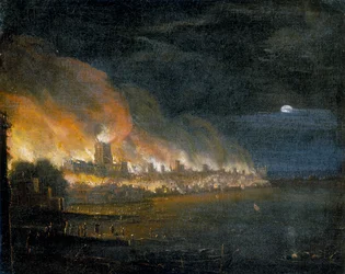 Le Grand Incendie de Londres, 1666