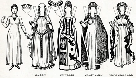 La grande galerie du costume britannique : robe portée sous le règne d
