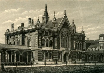 La Grande Salle, Dulwich College, vers 1878