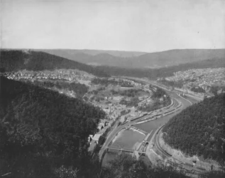 La Grande Boucle à Mauch Chunk, 19e siècle