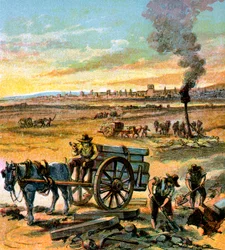 La Grande Peste de 1665, vers 1850