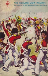 Le Highland Light Infantry. La Charge de la Cavalerie Mahratta à Assaye, 1803, 1939