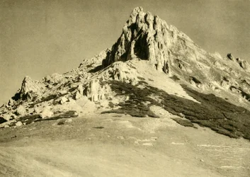 Les montagnes Hochschwab, Styrie, Autriche, vers 1935