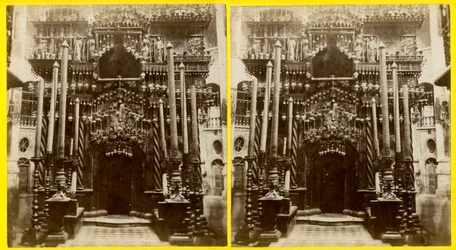 Le Saint-Sépulcre, Jérusalem, Palestine, années 1900