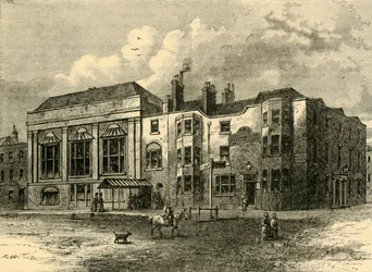 The Horns Tavern, Kennington, en 1820, vers 1878