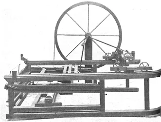 La Spinning Jenny ingénieuse inventée par James Hargreaves, c. 1925