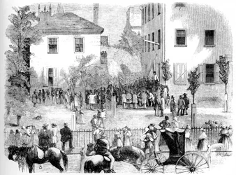 Le lynchage du Kentucky, vers 1860