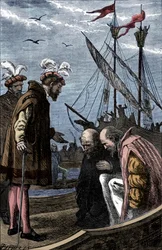 Le roi visite Vasco da Gama, 1904