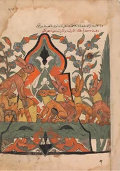 Le Roi des lièvres en conseil avec ses sujets, Folio d