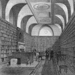 La bibliothèque du roi, Buckingham House, Westminster, Londres, 1775