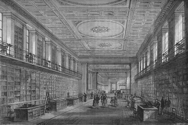 La Bibliothèque du Roi, Londres, 1878