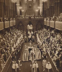 La procession du roi, 12 mai 1937