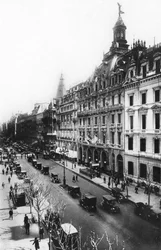 Le bâtiment La Prensa, Avenida de Mayo, Buenos Aires, Argentine, début du 20ème siècle