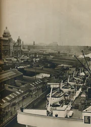 Le débarcadère à Liverpool, 1936