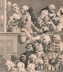 Le public rieur, 1733, années 1830