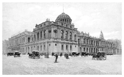 Les Palais de Justice, Melbourne, Victoria, Australie, 1886