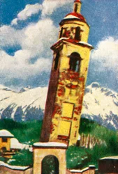 La Tour penchée de Saint-Moritz, vers 1928
