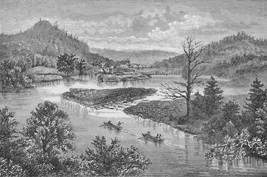 La Petite Juniata - Tyrone au loin, 1883