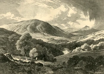La vallée de Lledr, 1898