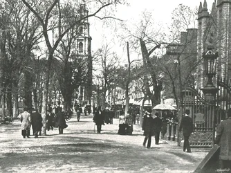 Le Mall, Boston, USA, 1895