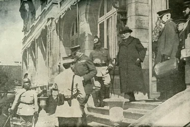 La rencontre des ministres de la guerre britanniques et français, 1915, 1919