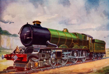 Le puissant express, locomotive de la Great Western Railway, 1935