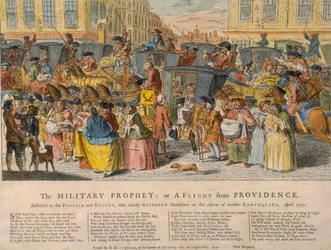Le Prophète militaire : ou une fuite de Providence, 1750