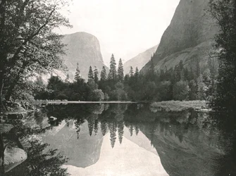 Le Lac Miroir, Vallée de Yosemite, USA, 1895