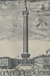 Le Monument de Londres, vers 1685, 1920