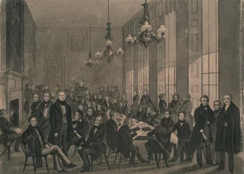 La Convention nationale... 4 février 1839 au British Coffee House.