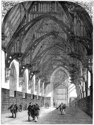 La nouvelle bibliothèque du Middle Temple, 1861