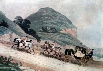 Le député nouvellement élu, en route pour la Chambre des communes, 1835