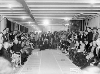 Les enjeux du Cap Nord, divertissement à bord du SS Arandora Star de la Blue Star Lines, 1929