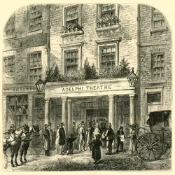 Le Vieux Théâtre Adelphi, 1881