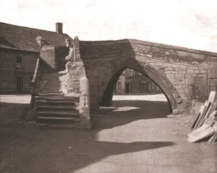 Le vieux pont à Croyland, Lincolnshire