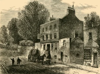 The Old Crown Inn, Highgate, 1830, vers 1876