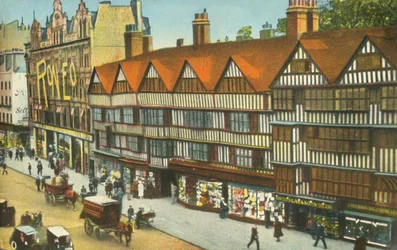 Les vieilles maisons, Holborn, Londres, vers 1910