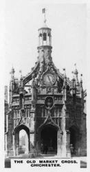 Le vieux marché croisé, Chichester, West Sussex, années 1920