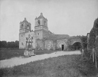 La vieille mission de San Antonio, XIXe siècle