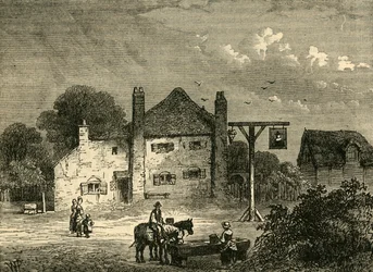 La vieille Mère Red Cap, en 1746, vers 1876