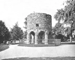La vieille tour norroise, Newport, Rhode Island, USA, vers 1900