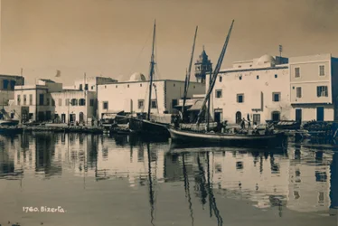 Le Vieux Port de Bizerte, Tunisie, 1936