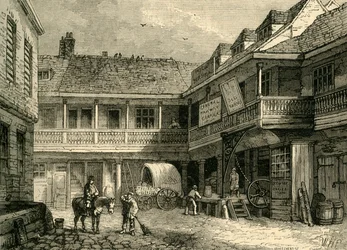 Le Vieux Tabard Inn, vers 1878